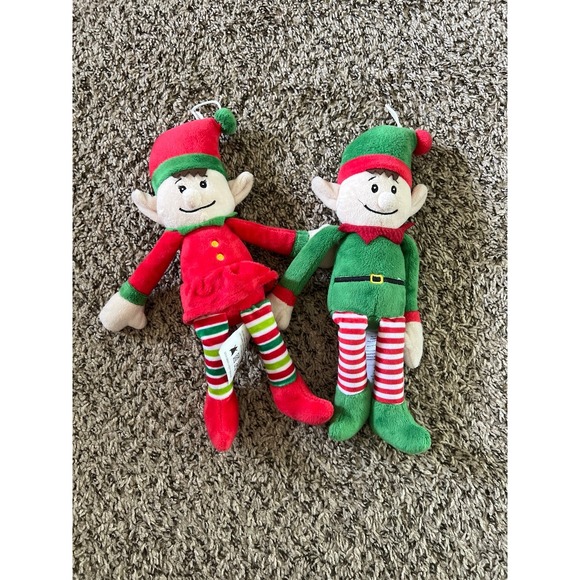 Blue Panda 12"‎ Elf Plushie Bundle - Picture 1 of 7